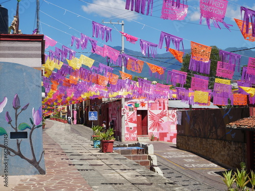 Photography Straßen in oaxaca die de los muertos