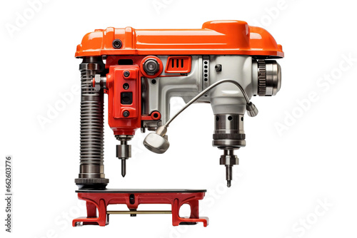 Powerful Electric Drill Isolated on Transparent Background
