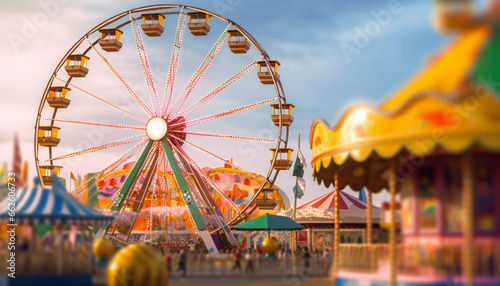 ferris wheel in the carnival