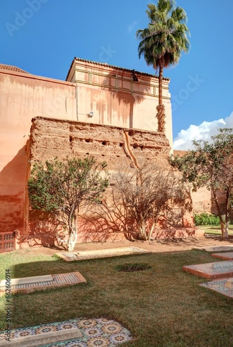 tombeaux des Saadiens à Marrakech Maroc photo