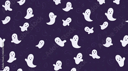 Spooky Ghost Pattern
