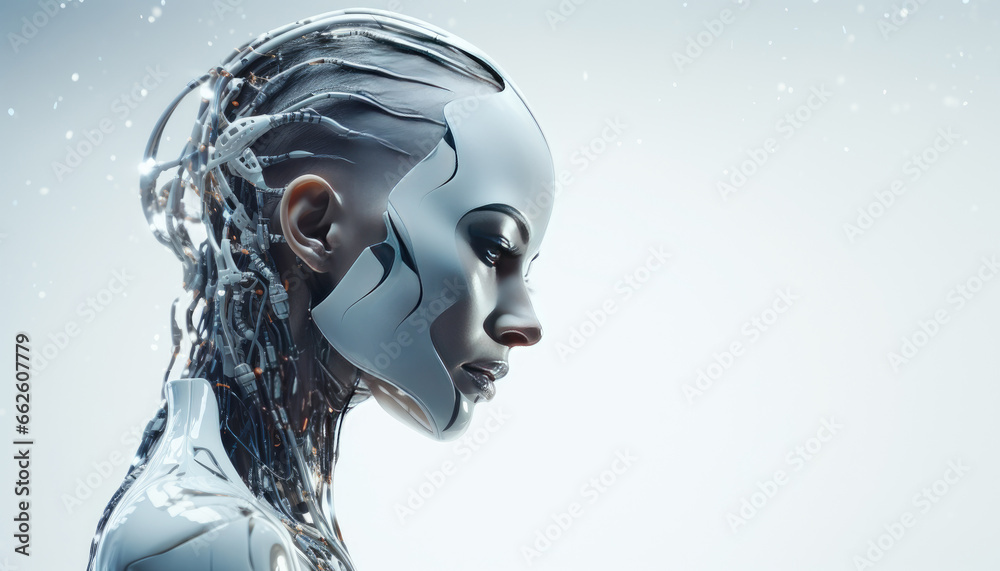Futuristic Design with Cyber Girls Futuristic Design with Cyber Girls