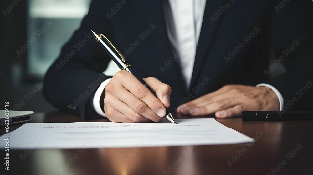 person signing a document person signing a document