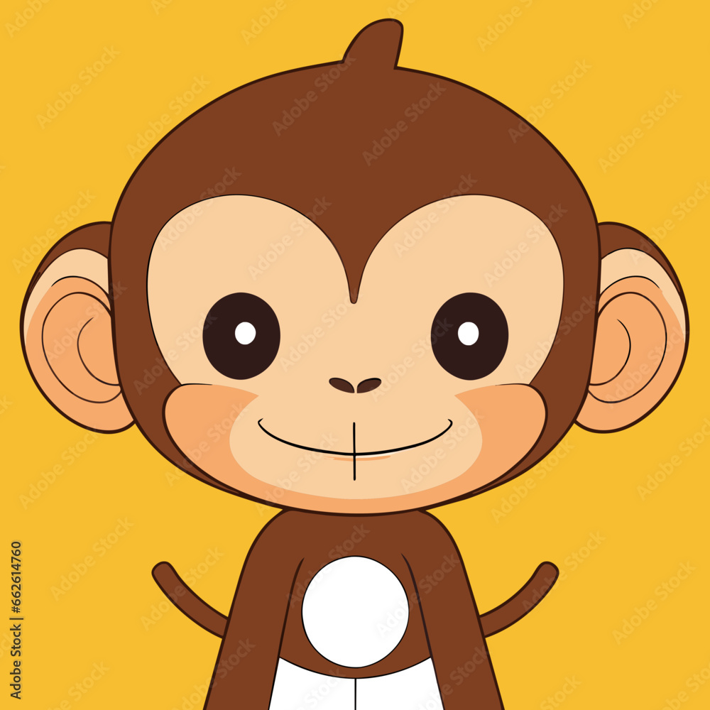 Fototapeta premium monkey logo