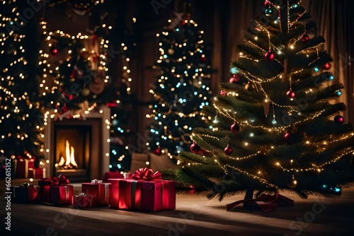 christmas tree in the night © Nooruliman