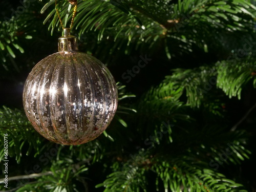 boule de noêl sapin