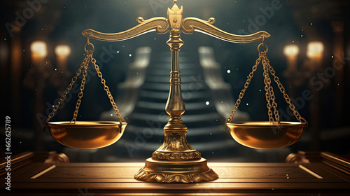 scales of justice at equal