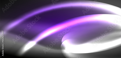 Neon-lit waves surge across background, mesmerizing dance of luminescence and motion. Dynamic backdrop captures essence of energy and modern aesthetics