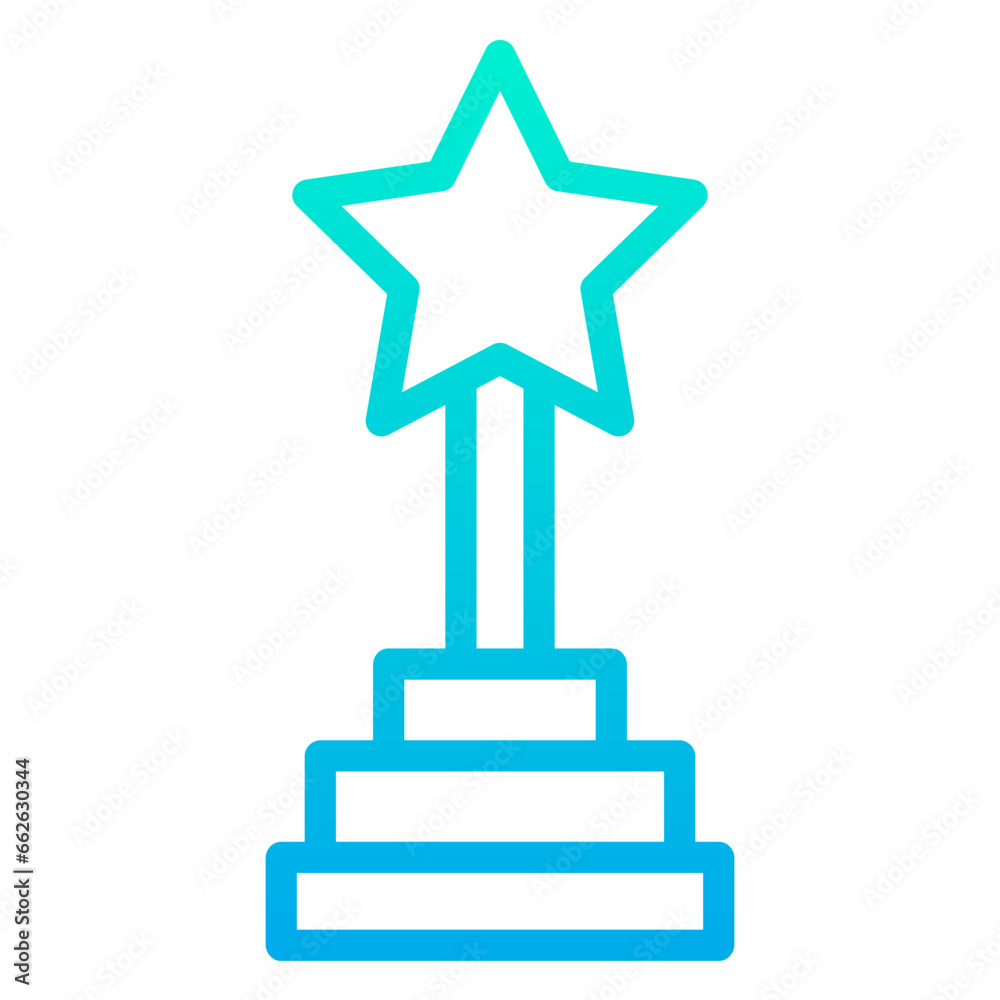 Outline Gradient Dollar User Reward icon Outline Gradient Dollar User Reward icon