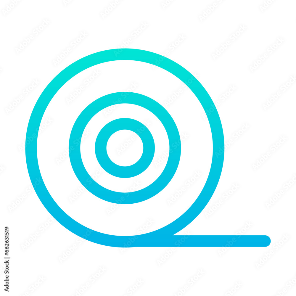 Outline Gradient Tape icon Outline Gradient Tape icon