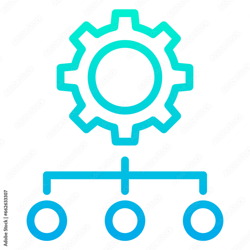 Outline Gradient Settings Solutions icon Outline Gradient Settings Solutions icon