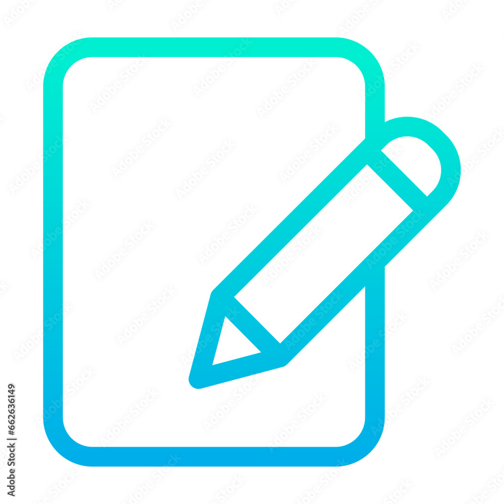Outline Gradient Edit icon Outline Gradient Edit icon