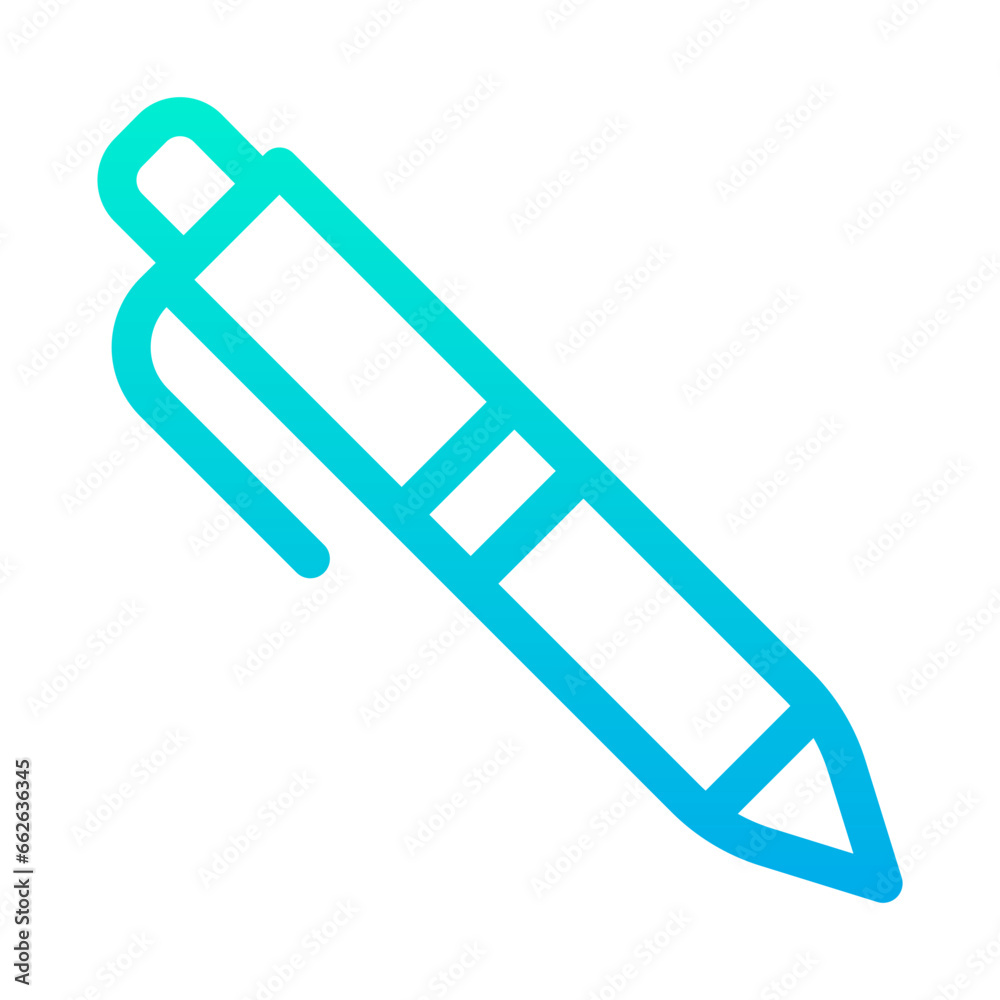 Outline Gradient Pen icon Outline Gradient Pen icon