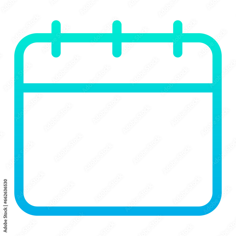 Outline Gradient Schedule icon Outline Gradient Schedule icon