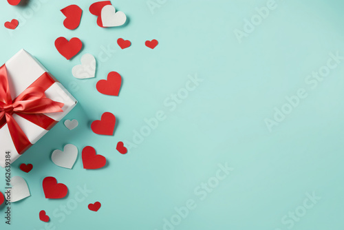 Valentine s Day Background Concept with a copy space