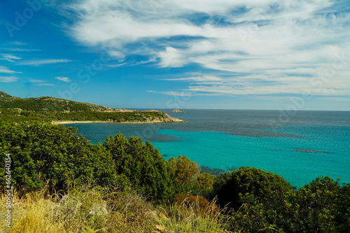 La costa tra Nora e Capo Spartivento. Provincia di Cagliari. Sardegna