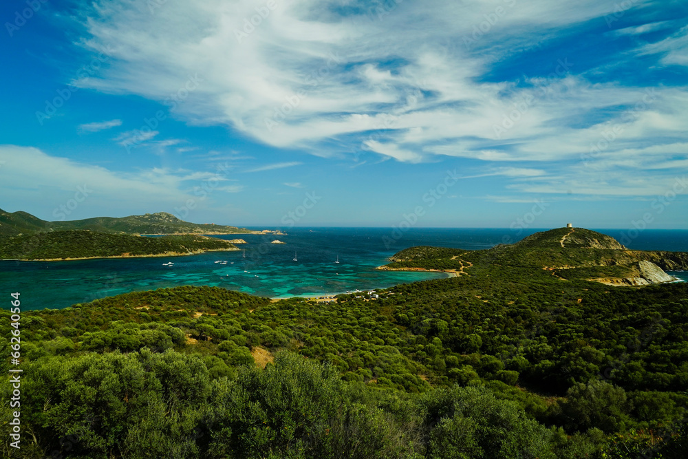 La costa tra Nora e Capo Spartivento. Provincia di Cagliari. Sardegna La costa tra Nora e Capo Spartivento. Provincia di Cagliari. Sardegna