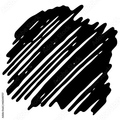 Grunge Hand Drawn Paint Stroke. Brush Scribble Vector Illustration. Vector Grunge Paint Brush. Vector Logo Design Template. Black Grunge Shapes.