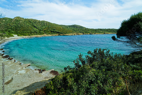 La costa tra Nora e Capo Spartivento. Provincia di Cagliari. Sardegna