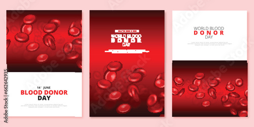 Vector World Blood Donor Day is an annual event observed on June 14th to raise awareness about the importance of blood donation and to thank blood donors for their life-saving contributions vector