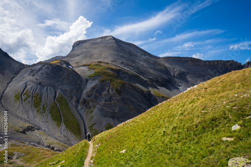 mountain landscape with sky