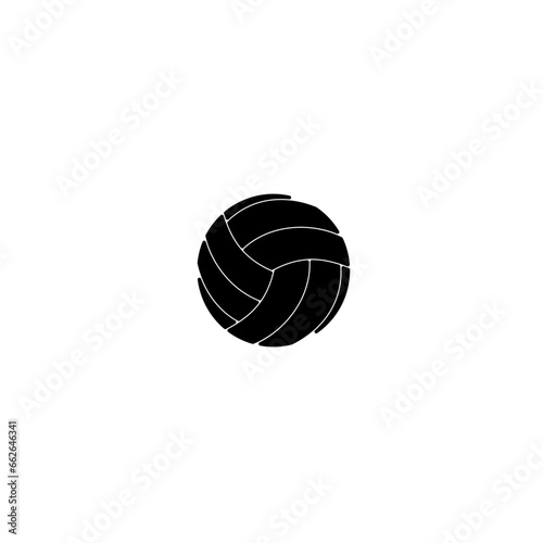  Volley ball icon symbol isolated on white background.