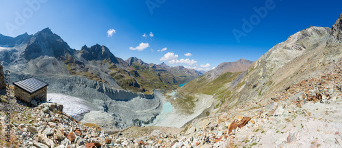 landscape in the switzerland mountains