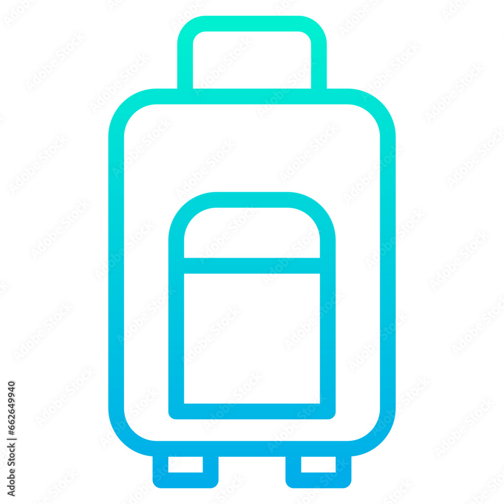 Outline Gradient Office Bag icon Outline Gradient Office Bag icon