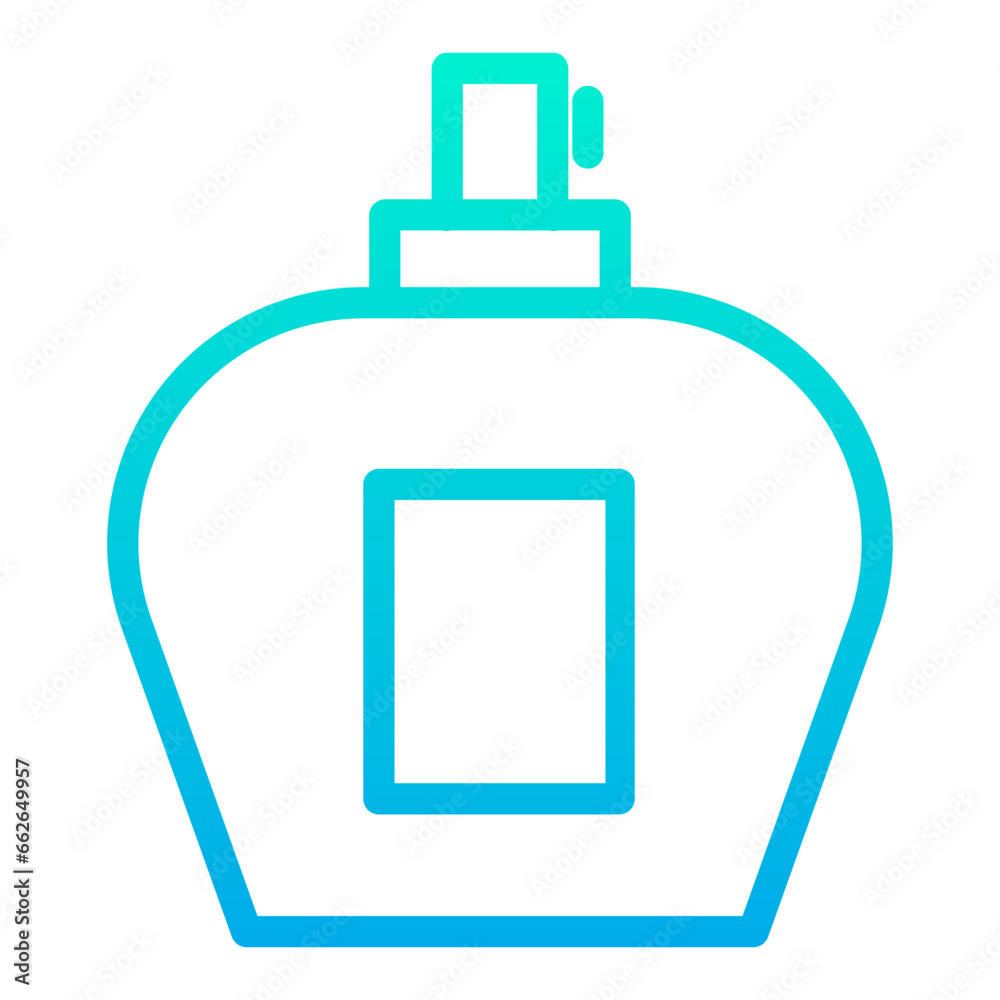 Outline Gradient Perfume icon Outline Gradient Perfume icon