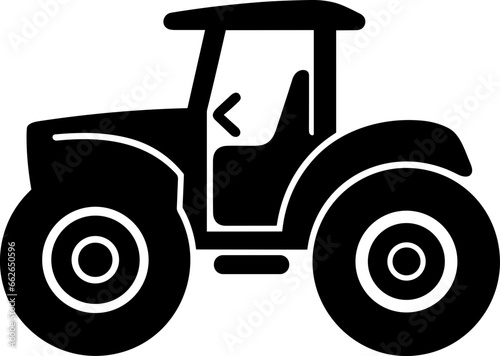 Tractor Icon Illustration