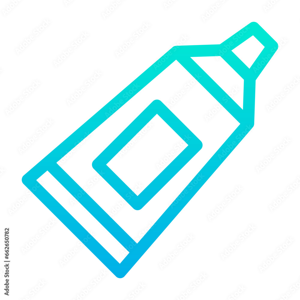 Outline Gradient Toothpaste icon Outline Gradient Toothpaste icon