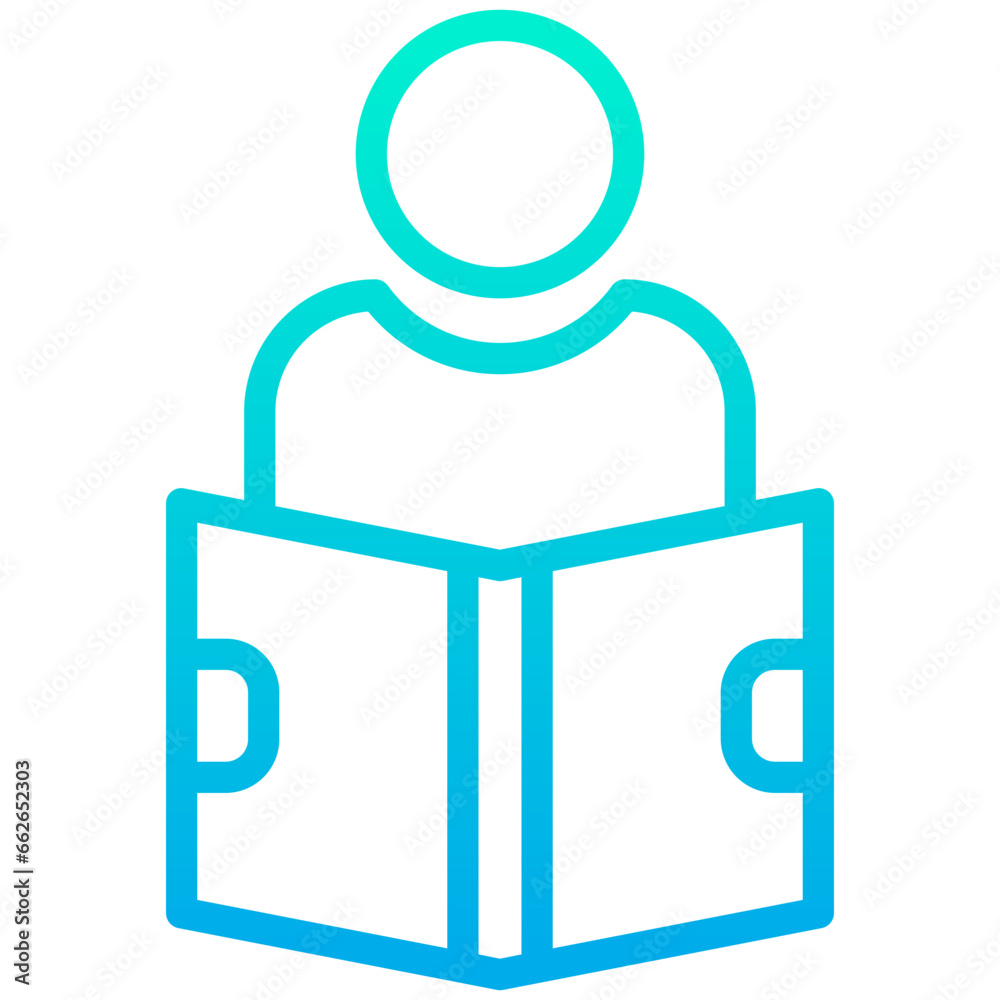 Outline Gradient Study page icon Outline Gradient Study page icon