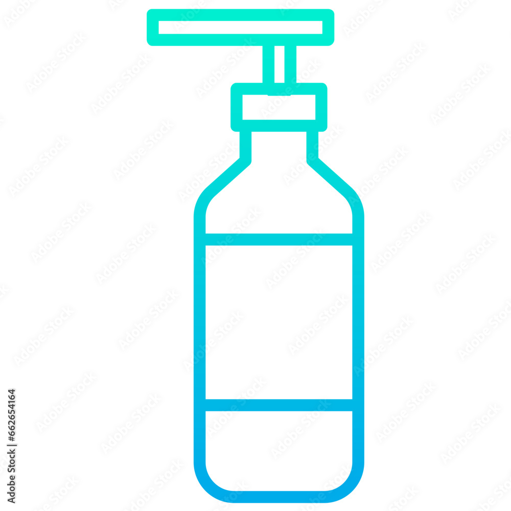 Outline Gradient Face Cream icon Outline Gradient Face Cream icon