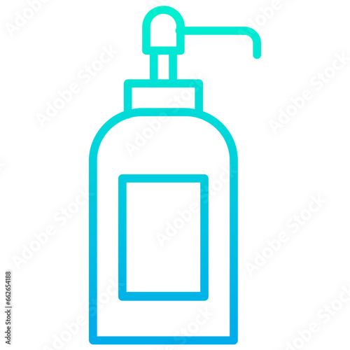 Outline Gradient Shampoo icon