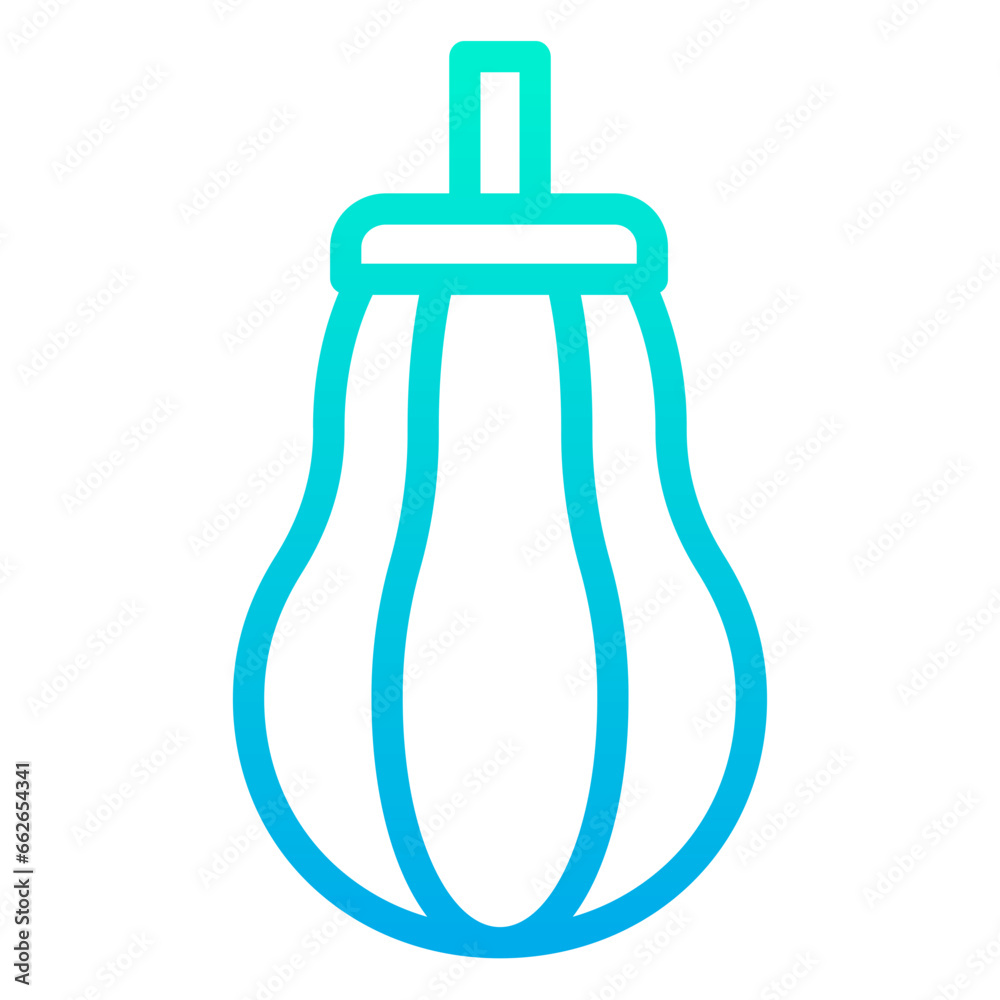 Outline Gradient Punching ball icon Outline Gradient Punching ball icon