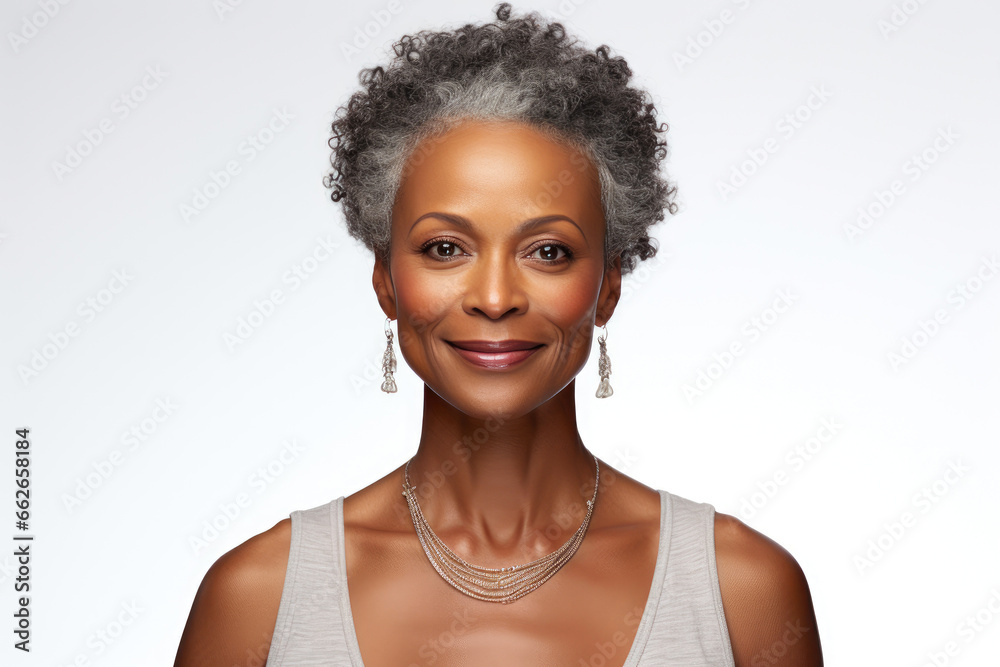 Graceful Mid-Aged Lady: Skin Care Excellence Graceful Mid-Aged Lady: Skin Care Excellence