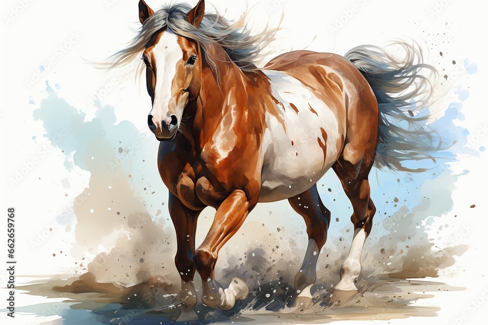 Fototapeta premium horse on the beach