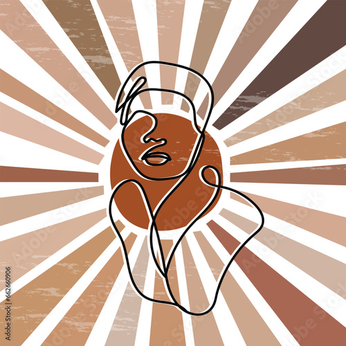 llustration of a famous black heros. African American heroes. Black History month art. Racism illustration. Racism vector line art