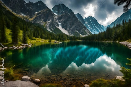 lake in the mountains © Nazir