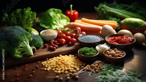 A colorful and vibrant assortment of fresh vegetables on a table