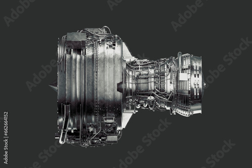 CFM56 Turbofan Engine Close Up - Detailed 3D Rendering