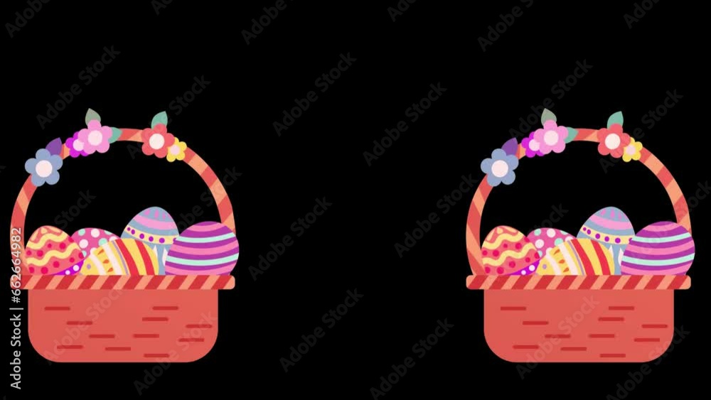 Stockvideon Gift box spinning animation on black background.3D gift box ...