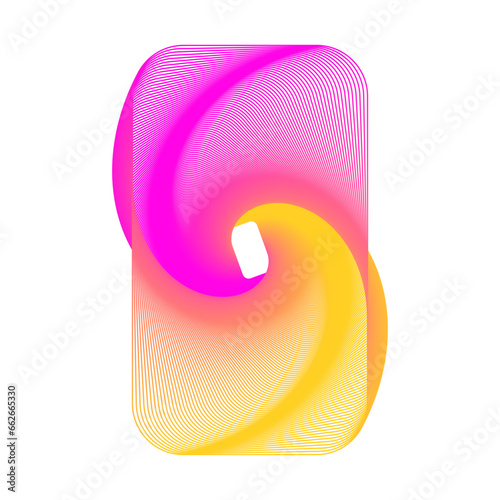 3D Shape Gradient Spiral