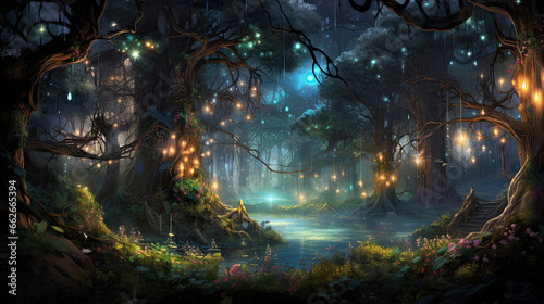 Firefly-Lit Forest Preparations