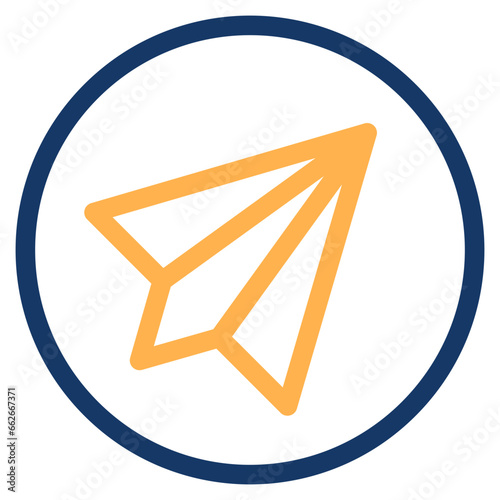 Vector Icon Send, Plane Paper, Email, Sending, Communication