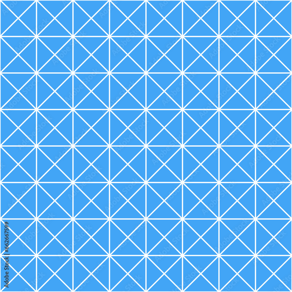 Fototapeta premium Blue triangle pattern background. Triangle pattern background. Triangle background. Seamless pattern. for backdrop, decoration, Gift wrapping