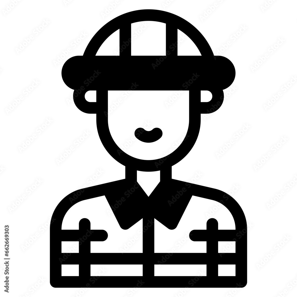 Vector Icon Firefighter, Avatar, Fireman, Safety, Safety Vector Icon Firefighter, Avatar, Fireman, Safety, Safety