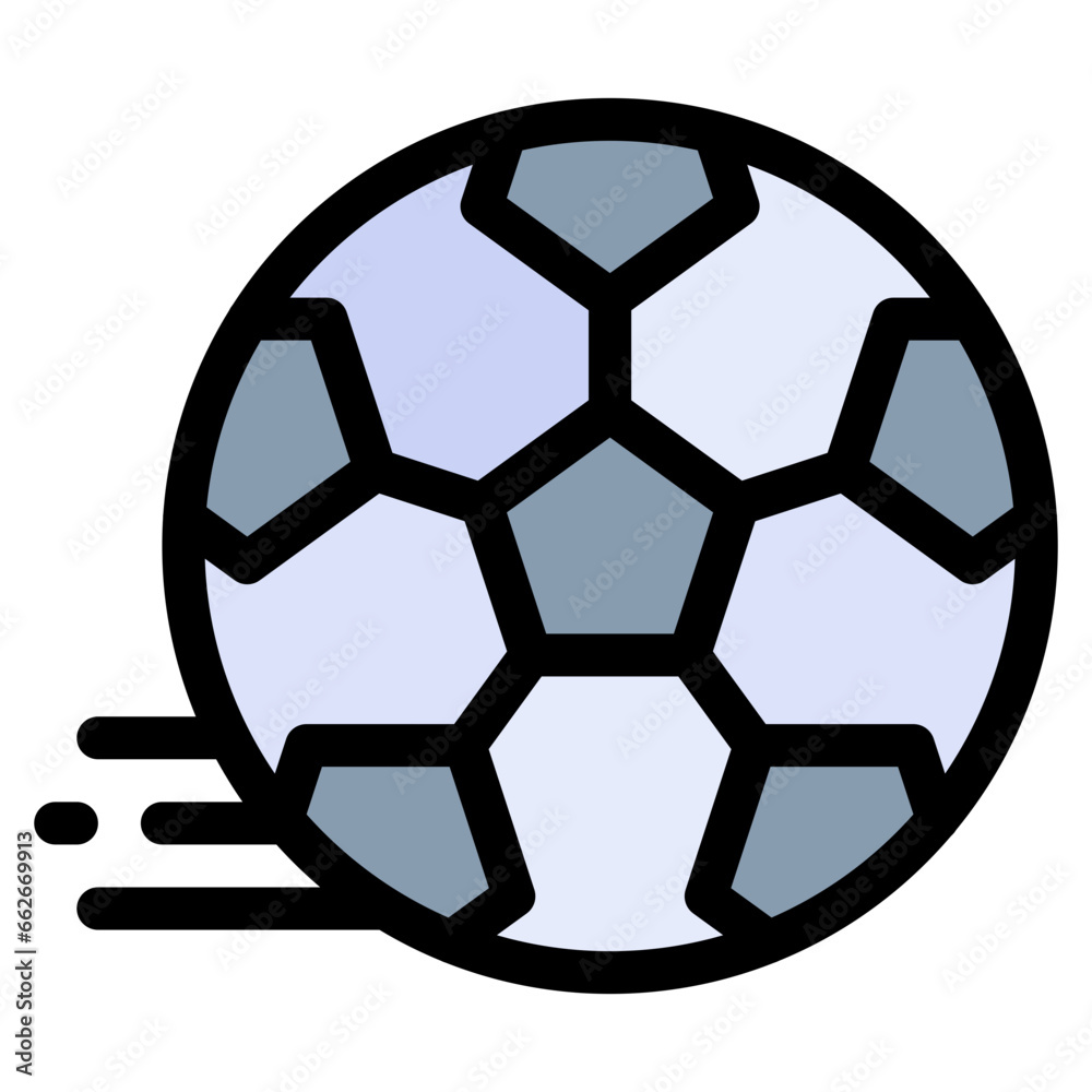 Vector Icon Football, Game, Sport, Ball, Fast Vector Icon Football, Game, Sport, Ball, Fast