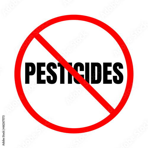 Wallpaper Mural No pesticides symbol icon Torontodigital.ca