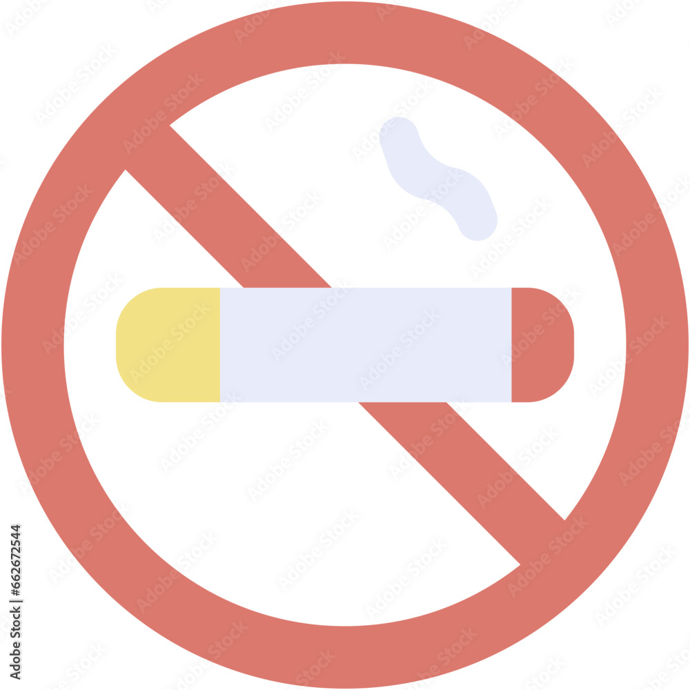 Vector Icon No Smoking, Smoke, Forbidden, No Smoke, Sign, Prohibition Vector Icon No Smoking, Smoke, Forbidden, No Smoke, Sign, Prohibition